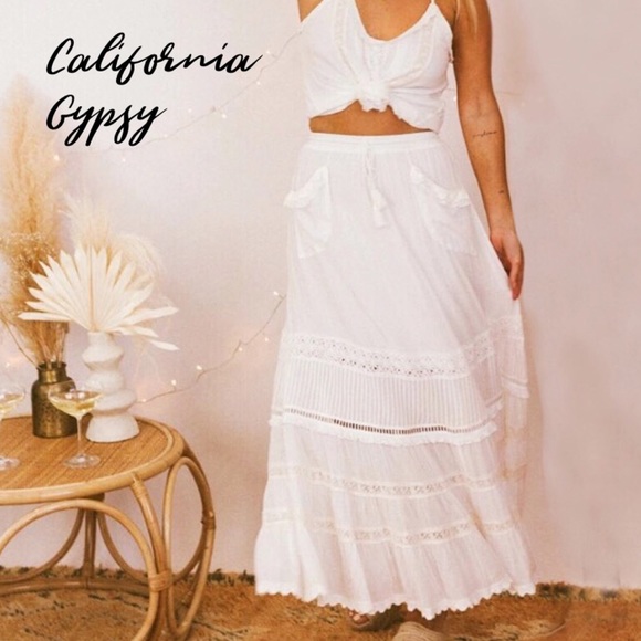 Gypsy hippie boho festival summer skirt - Picture 7 of 10